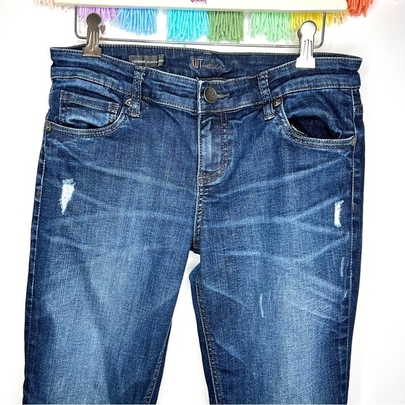 Kut From The Kloth Catherine Slouchy Distressed Boyfriend Denim Jeans Size 4 - Picture 16 of 16
